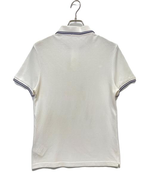 MONCLER（モンクレール）MONCLER (モンクレール) ポロシャツ ホワイト サイズ:XSの古着・服飾アイテム