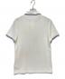 MONCLER (モンクレール) ポロシャツ ホワイト サイズ:XS：10000円