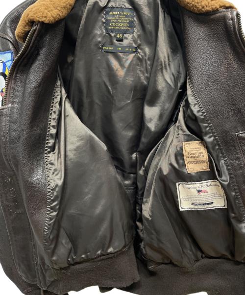 COCKPIT USA（コックピットユーエスエー）COCKPIT USA (コックピットユーエスエー) TYPE G-1ジャケット ブラウン サイズ:46の古着・服飾アイテム