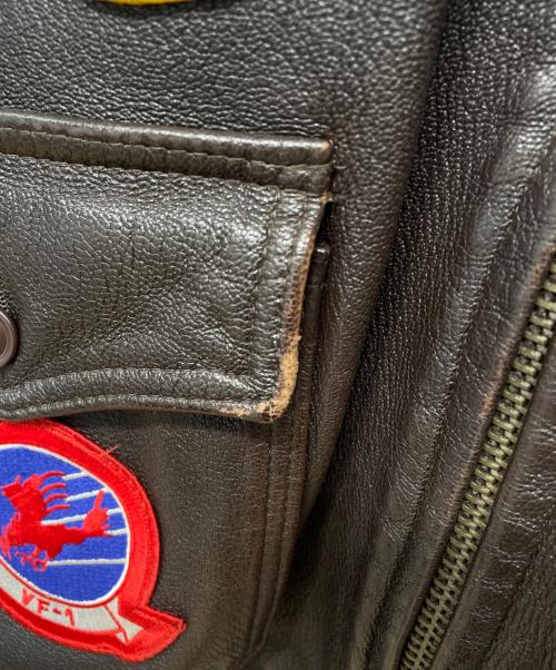 COCKPIT USA（コックピットユーエスエー）COCKPIT USA (コックピットユーエスエー) TYPE G-1ジャケット ブラウン サイズ:46の古着・服飾アイテム