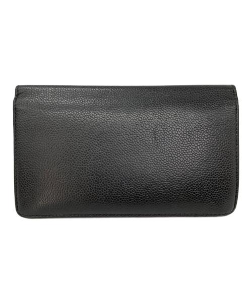 CHANEL（シャネル）CHANEL (シャネル) 2つ折り財布 ブラックの古着・服飾アイテム