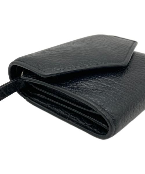 Maison Margiela（メゾンマルジェラ）Maison Margiela (メゾンマルジェラ) 3つ折り財布 ブラックの古着・服飾アイテム