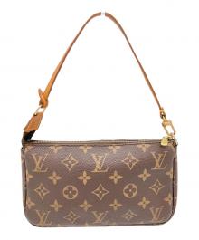 LOUIS VUITTON（ルイ ヴィトン）の古着「ショルダーポーチ」｜ブラウン
