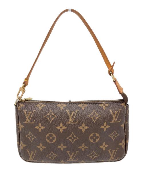 LOUIS VUITTON（ルイ ヴィトン）LOUIS VUITTON (ルイ ヴィトン) ショルダーポーチ ブラウンの古着・服飾アイテム