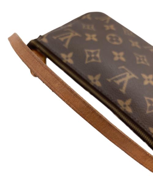 LOUIS VUITTON（ルイ ヴィトン）LOUIS VUITTON (ルイ ヴィトン) ショルダーポーチ ブラウンの古着・服飾アイテム