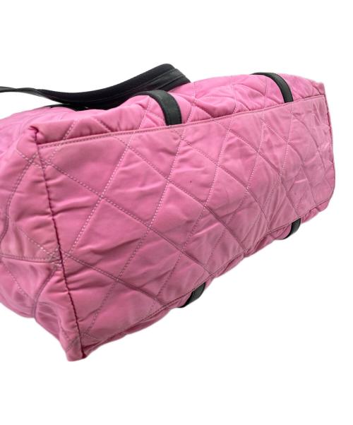 PRADA（プラダ）PRADA (プラダ) トートバッグ ピンク×ブラックの古着・服飾アイテム