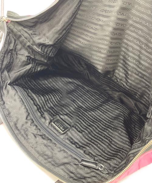 PRADA（プラダ）PRADA (プラダ) トートバッグ ピンク×ブラックの古着・服飾アイテム