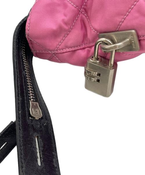 PRADA（プラダ）PRADA (プラダ) トートバッグ ピンク×ブラックの古着・服飾アイテム