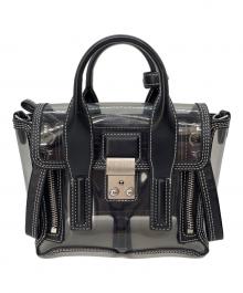 3.1 phillip lim（スリーワンフィリップリム）の古着「ショルダーバッグ」｜クリア×ブラック