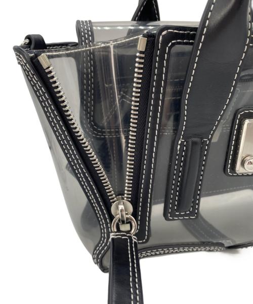 3.1 phillip lim（スリーワンフィリップリム）3.1 phillip lim (スリーワンフィリップリム) ショルダーバッグ クリア×ブラックの古着・服飾アイテム
