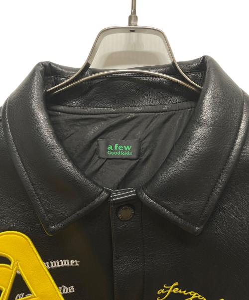 A FEW GOOD KIDS（アフューグッドキッズ）A FEW GOOD KIDS (アフューグッドキッズ) レザージャケット ブラック サイズ:Sの古着・服飾アイテム