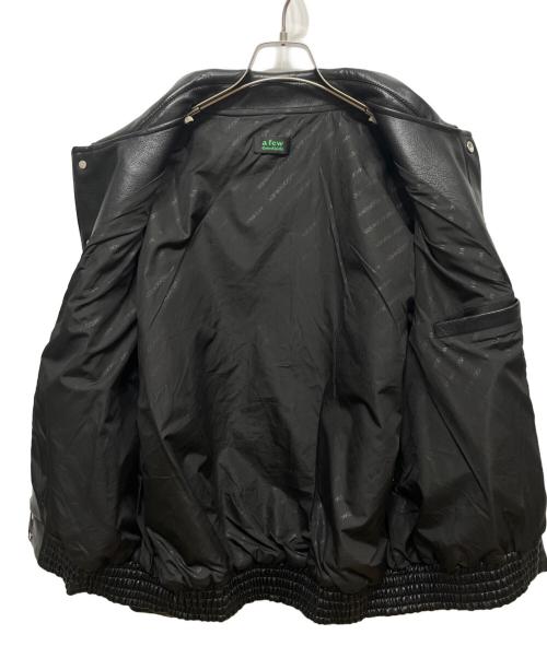 A FEW GOOD KIDS（アフューグッドキッズ）A FEW GOOD KIDS (アフューグッドキッズ) レザージャケット ブラック サイズ:Sの古着・服飾アイテム