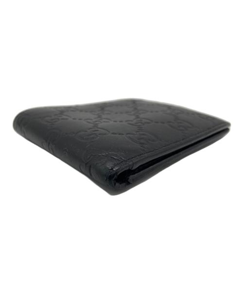 GUCCI（グッチ）GUCCI (グッチ) 2つ折り財布 ブラックの古着・服飾アイテム