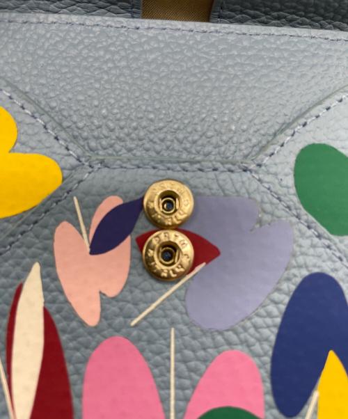 SAN HIDEAKI MIHARA（サンヒデアキミハラ）SAN HIDEAKI MIHARA (サンヒデアキミハラ) SHOGO SEKINE (ショウゴ セキネ) 3つ折り財布 マルチカラーの古着・服飾アイテム