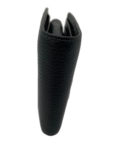 ETiAM（エティアム）ETiAM (エティアム) 2つ折り財布 ブラックの古着・服飾アイテム