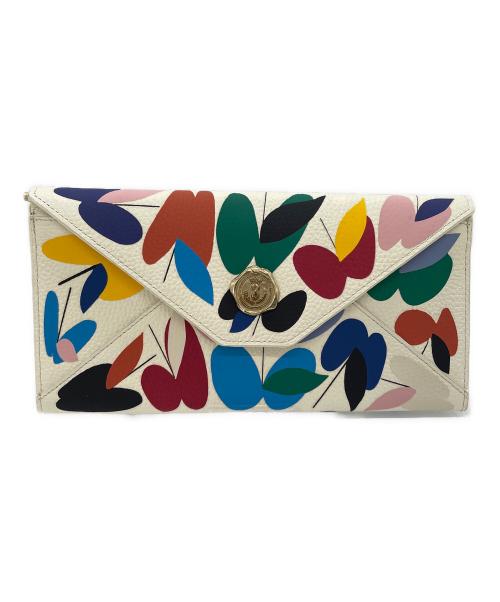 SAN HIDEAKI MIHARA（サンヒデアキミハラ）SAN HIDEAKI MIHARA (サンヒデアキミハラ) SHOGO SEKINE (ショウゴ セキネ) メール型長財布 ベージュの古着・服飾アイテム