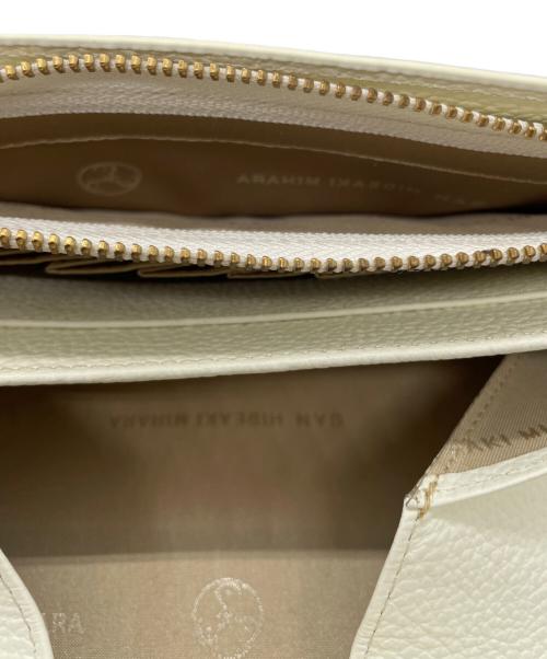 SAN HIDEAKI MIHARA（サンヒデアキミハラ）SAN HIDEAKI MIHARA (サンヒデアキミハラ) SHOGO SEKINE (ショウゴ セキネ) メール型長財布 ベージュの古着・服飾アイテム