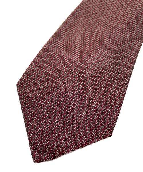 HERMES（エルメス）HERMES (エルメス) ネクタイ レッド サイズ:-の古着・服飾アイテム