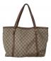 GUCCI (グッチ) トートバッグ GGスプリーム ベージュ×ブラウン：20000円