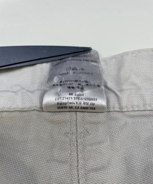 Patagonia（パタゴニア）Patagonia (パタゴニア) オーガニックコットンハーフパンツ ベージュ サイズ:36の古着・服飾アイテム