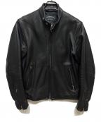 nano・universeナノ・ユニバース）の古着「レザージャケット」｜ブラック