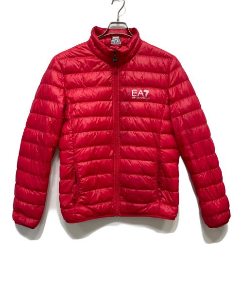 EA7（イーエーセブン）EA7 (イーエーセブン) ダウンジャケット レッド サイズ:Lの古着・服飾アイテム