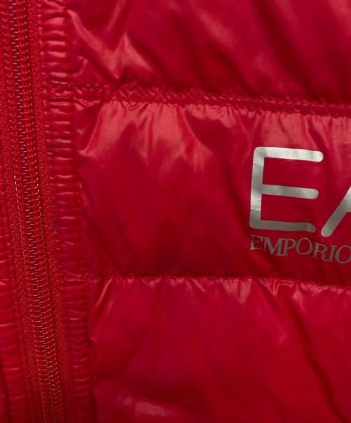 EA7（イーエーセブン）EA7 (イーエーセブン) ダウンジャケット レッド サイズ:Lの古着・服飾アイテム