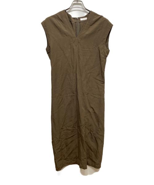 BALLSEY（ボールジィ）BALLSEY (ボールジィ) ノースリーブワンピース ブラウン サイズ:34の古着・服飾アイテム