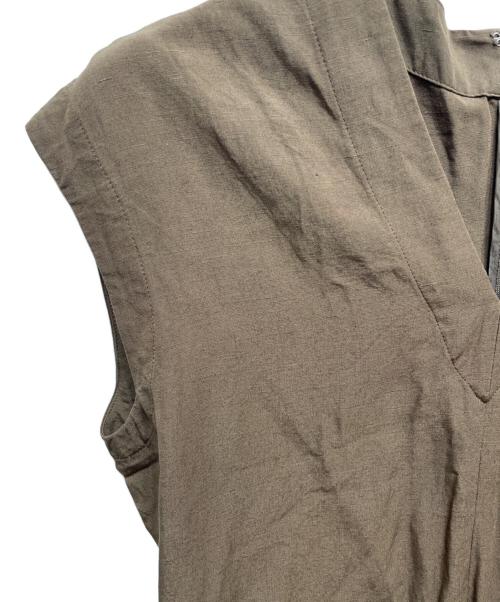 BALLSEY（ボールジィ）BALLSEY (ボールジィ) ノースリーブワンピース ブラウン サイズ:34の古着・服飾アイテム