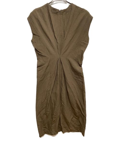 BALLSEY（ボールジィ）BALLSEY (ボールジィ) ノースリーブワンピース ブラウン サイズ:34の古着・服飾アイテム