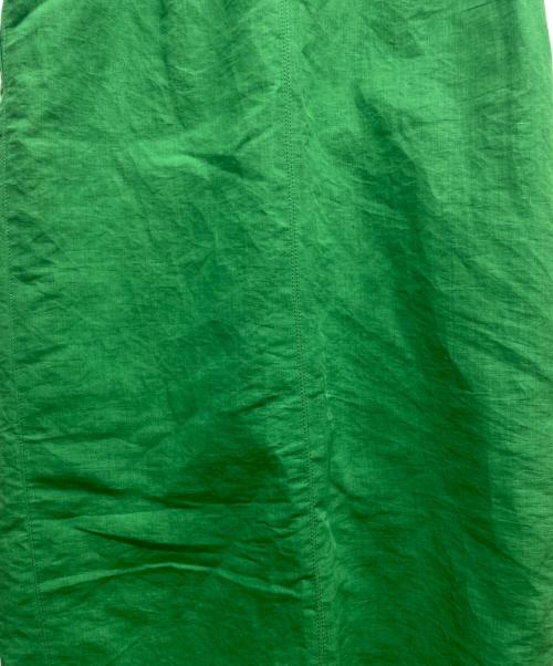 BALLSEY（ボールジィ）BALLSEY (ボールジィ) リネンワンピース グリーン サイズ:34の古着・服飾アイテム