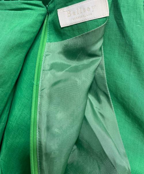 BALLSEY（ボールジィ）BALLSEY (ボールジィ) リネンワンピース グリーン サイズ:34の古着・服飾アイテム
