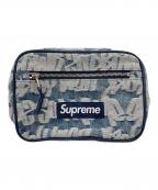 SUPREMEシュプリーム）の古着「Fat Tip Jacquard Denim Waist Bag」｜インディゴ