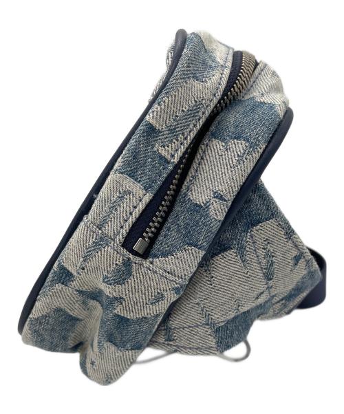 SUPREME（シュプリーム）SUPREME (シュプリーム) Fat Tip Jacquard Denim Waist Bag インディゴの古着・服飾アイテム