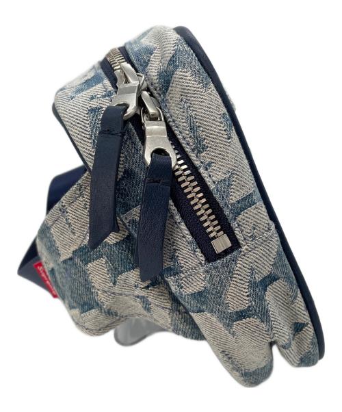 SUPREME（シュプリーム）SUPREME (シュプリーム) Fat Tip Jacquard Denim Waist Bag インディゴの古着・服飾アイテム