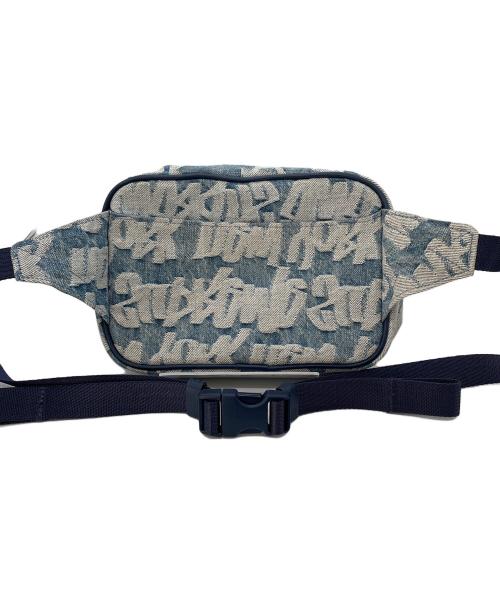 SUPREME（シュプリーム）SUPREME (シュプリーム) Fat Tip Jacquard Denim Waist Bag インディゴの古着・服飾アイテム
