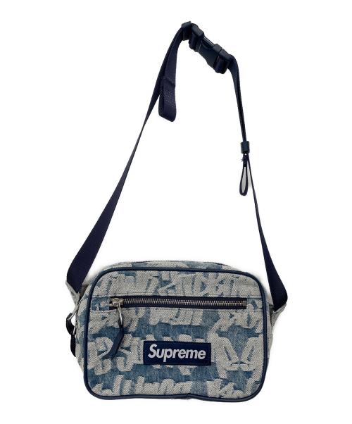 SUPREME（シュプリーム）SUPREME (シュプリーム) Fat Tip Jacquard Denim Waist Bag インディゴの古着・服飾アイテム