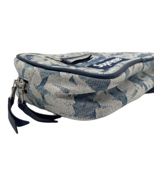 SUPREME（シュプリーム）SUPREME (シュプリーム) Fat Tip Jacquard Denim Waist Bag インディゴの古着・服飾アイテム