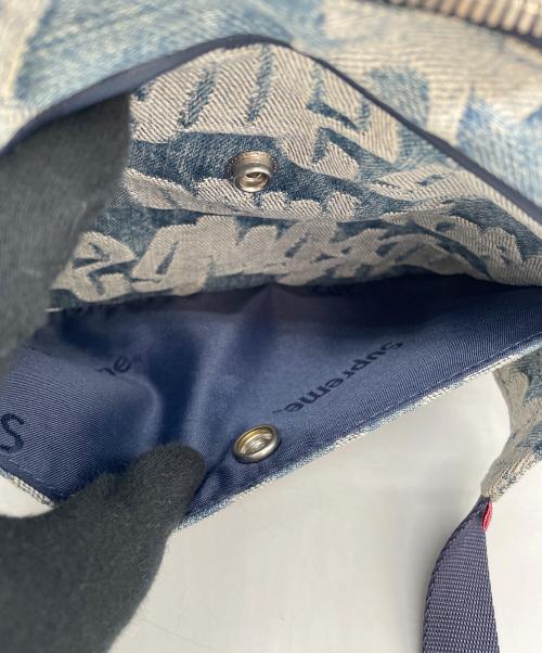 SUPREME（シュプリーム）SUPREME (シュプリーム) Fat Tip Jacquard Denim Waist Bag インディゴの古着・服飾アイテム