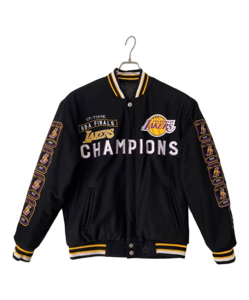 NBA（エヌビーエー）NBA (エヌビーエー) リバーシブルスタジャン ブラック サイズ:Ｓの古着・服飾アイテム