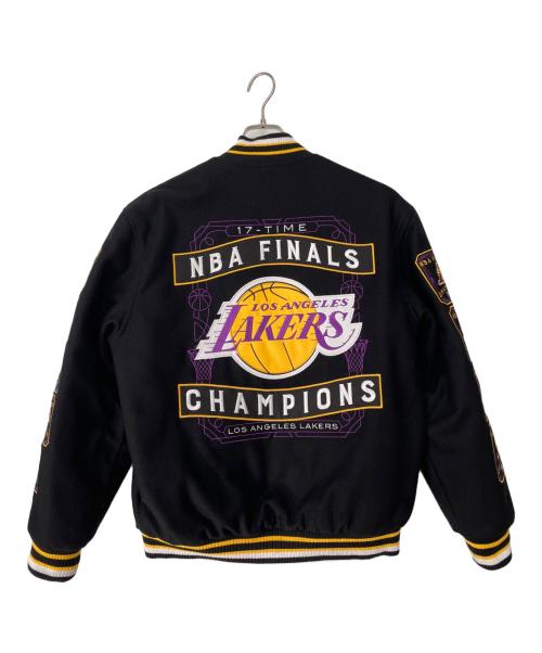 NBA（エヌビーエー）NBA (エヌビーエー) リバーシブルスタジャン ブラック サイズ:Ｓの古着・服飾アイテム