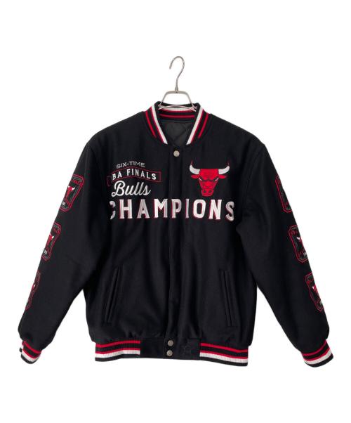 NBA（エヌビーエー）NBA (エヌビーエー) リバーシブルスタジャン ブラック サイズ:Ｍの古着・服飾アイテム