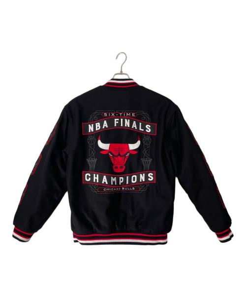 NBA（エヌビーエー）NBA (エヌビーエー) リバーシブルスタジャン ブラック サイズ:Ｍの古着・服飾アイテム