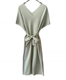 ebure（エブール）の古着「半袖ワンピース」｜黄緑