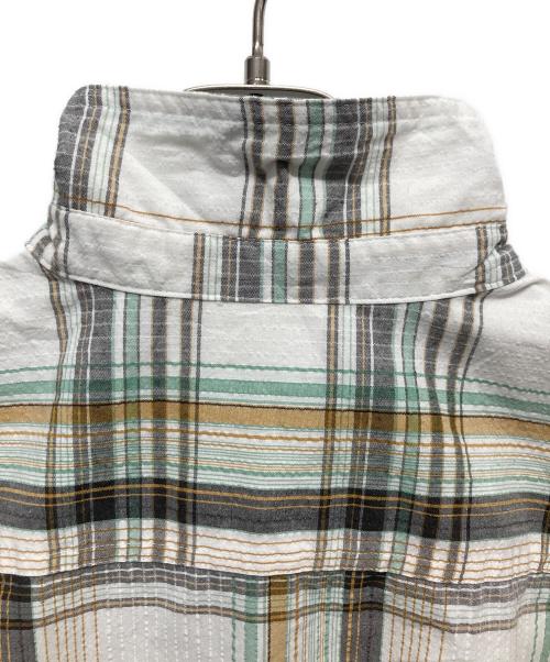 Patagonia（パタゴニア）Patagonia (パタゴニア) 半袖シャツ ホワイト×グリーン サイズ:XXLの古着・服飾アイテム