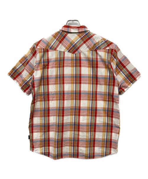 Patagonia（パタゴニア）Patagonia (パタゴニア) 半袖シャツ レッド×オレンジ サイズ:Lの古着・服飾アイテム