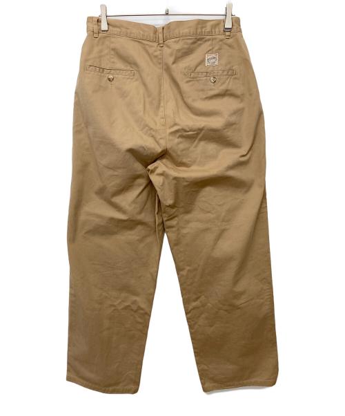 POLO RALPH LAUREN（ポロ・ラルフローレン）POLO RALPH LAUREN (ポロ・ラルフローレン) 2タックワイドチノパン ベージュ サイズ:83.5cm（W33）の古着・服飾アイテム