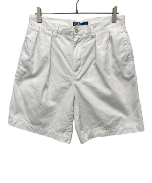 POLO RALPH LAUREN（ポロ・ラルフローレン）POLO RALPH LAUREN (ポロ・ラルフローレン) ハーフパンツ ホワイト サイズ:Mの古着・服飾アイテム