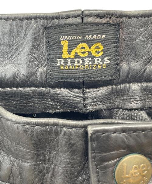 LEE（リー）LEE (リー) レザーパンツ ブラック サイズ:ｻｲｽﾞ81cm （W32）の古着・服飾アイテム