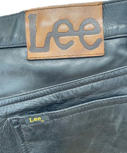 LEE（リー）LEE (リー) レザーパンツ ブラック サイズ:ｻｲｽﾞ81cm （W32）の古着・服飾アイテム